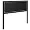 Flash Furniture Melbourne Metal Upholstered Full Size Headboard in Light Gray Fabric HG-HB1717-F-LG-GG - alternate 2